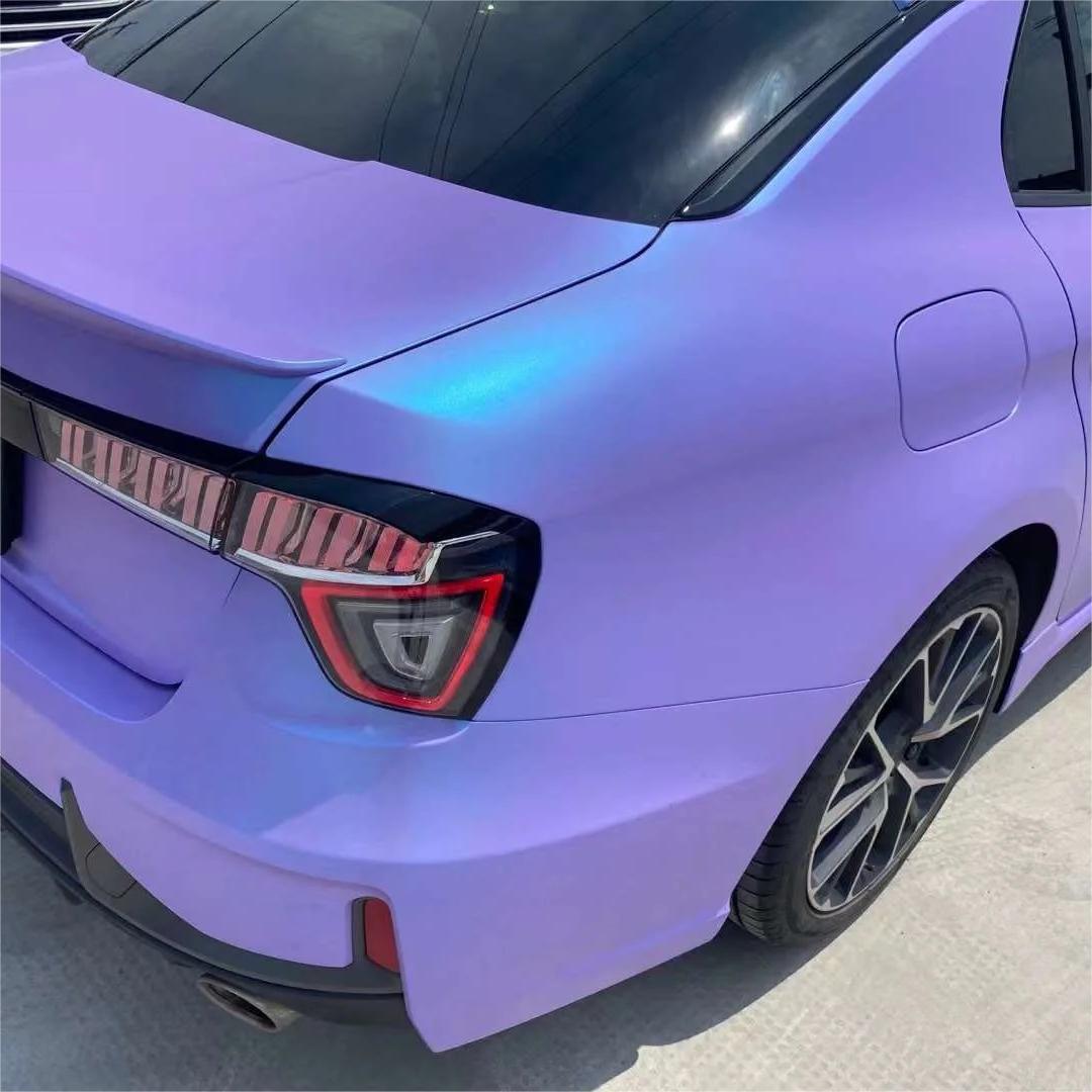 Matte Ceramics Lavender Purple Blue Car Vinyl Wrap