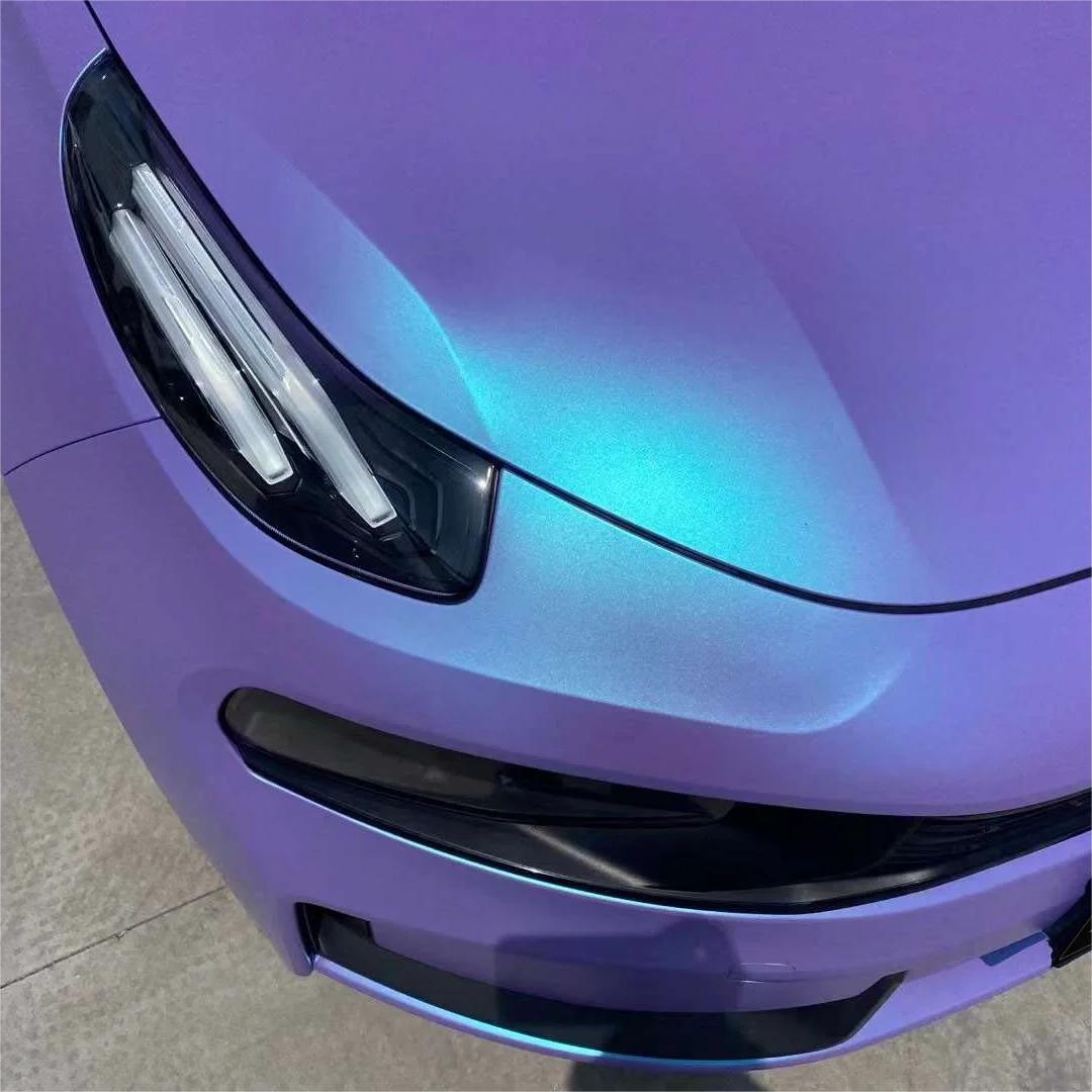 Matte Ceramics Lavender Purple Blue Car Vinyl Wrap