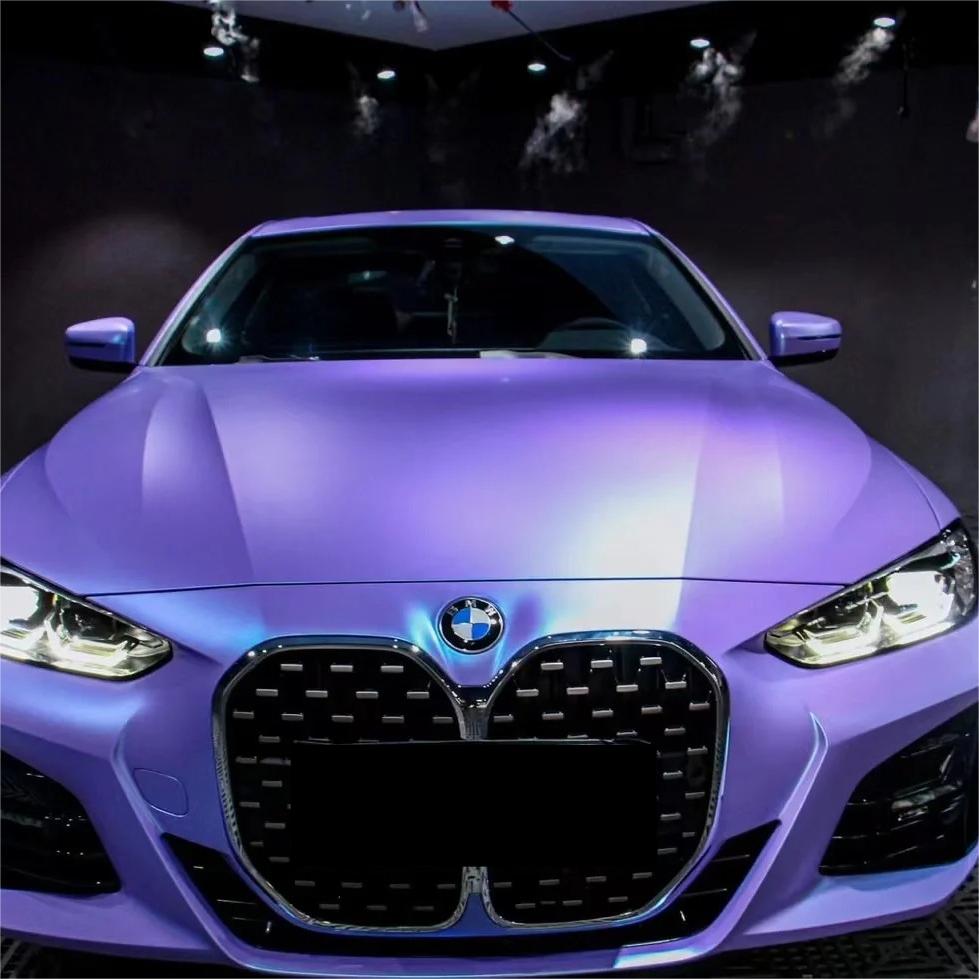 Matte Ceramics Lavender Purple Blue Car Vinyl Wrap