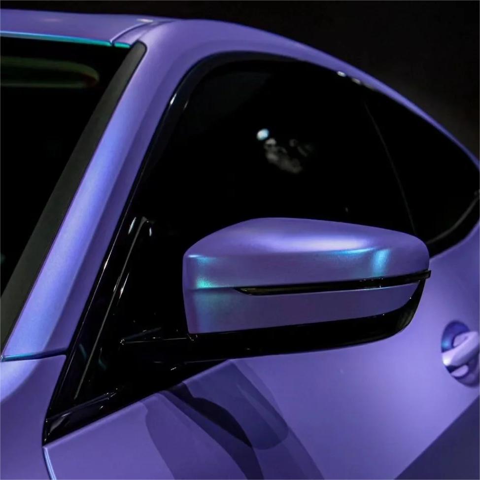 Matte Ceramics Lavender Purple Blue Car Vinyl Wrap