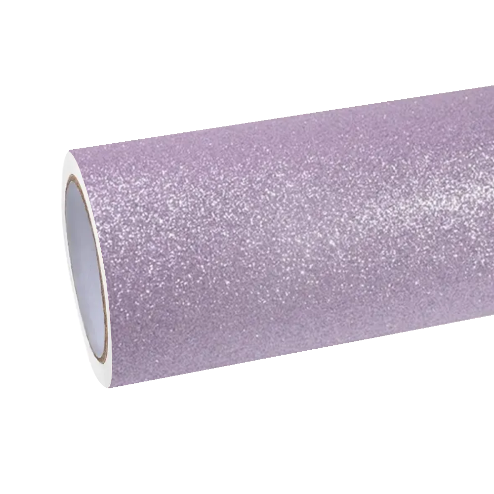Matte Diamond Glitter Purple Car Vinyl Wrap