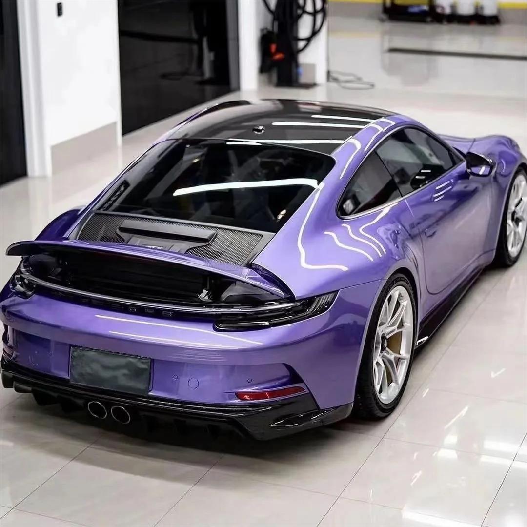 Gloss Metallic Viola Purple Car Vinyl Wrap