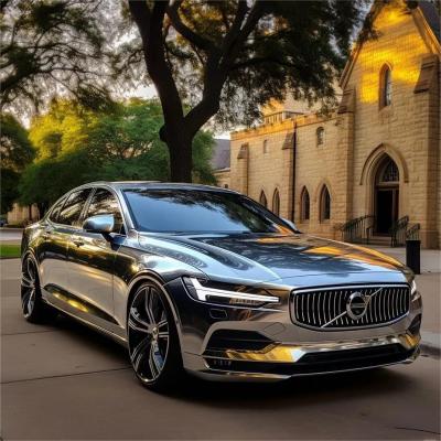 Gloss Mirror Chrome Silver Car Vinyl Wrap PET 02