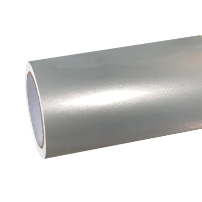 Gloss Metallic Martin Silver Grey Car Vinyl Wrap Porsche 01