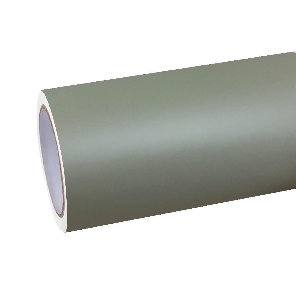 Matte Satin Khaki Dark Green Car Vinyl Wrap | Ultimate Flat Khaki Green Car Wrap PET