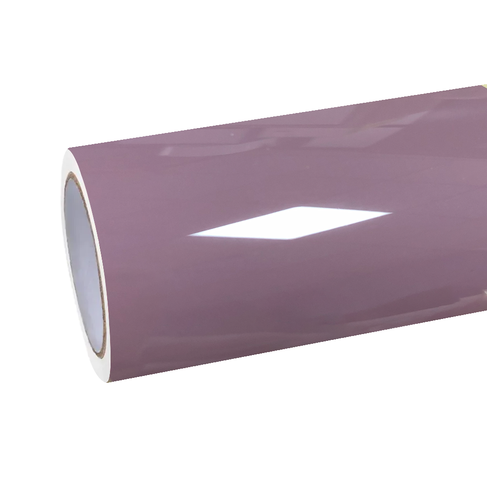 Gloss Rose Latte Pink Car Vinyl Wrap PET