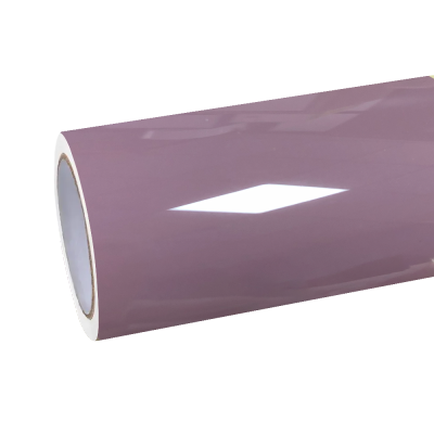 Gloss Rose Latte Pink Car Vinyl Wrap PET 01