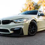 Gloss Light Khaki Green Car Vinyl Wrap Mercedes Benz