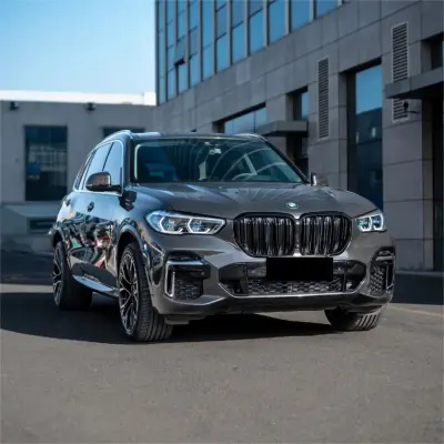 BMW Gloss Metallic Diamond Graphite Grey Car Vinyl Wrap 02