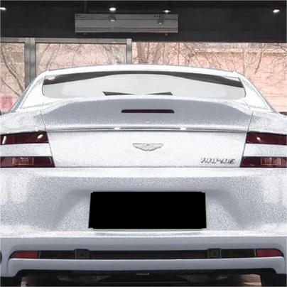 Matte Metallic Sparkle Glitter White Car Vinyl Wrap