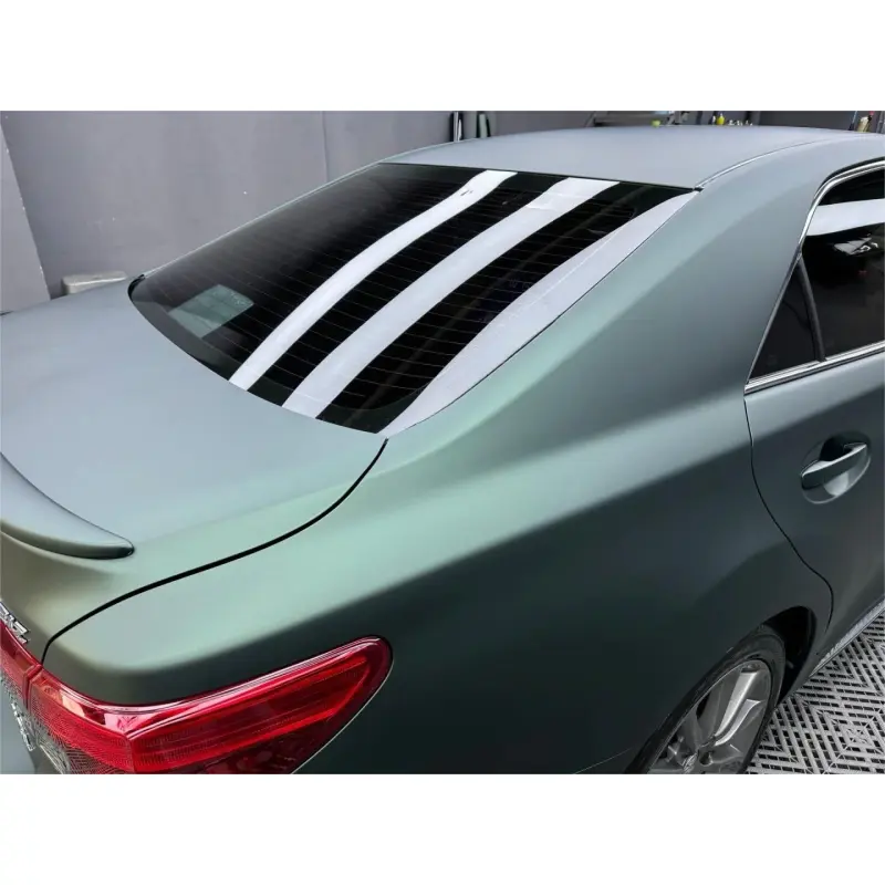 Matte Emerald Green Car Vinyl Wrap BWM I3