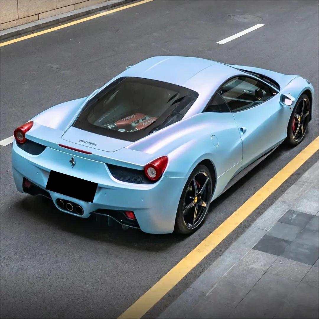 Matte Chameleon Blue Purple Car Wrap Vinyl