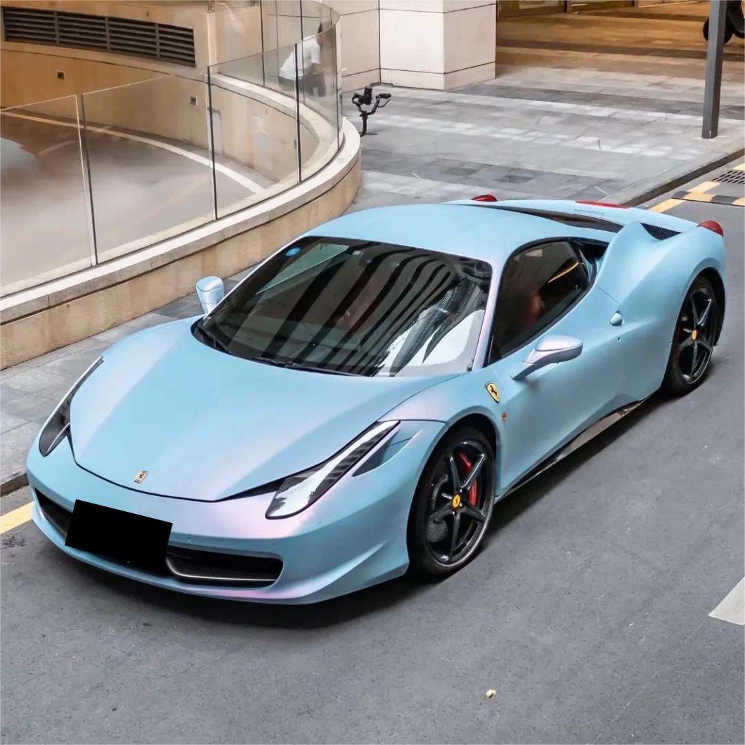 Matte Chameleon Blue Purple Car Wrap Vinyl