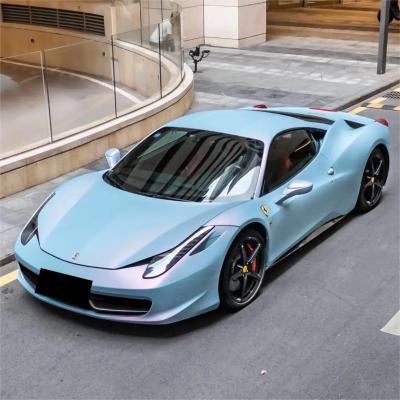 Matte Chameleon Blue Purple Car Wrap Vinyl 02