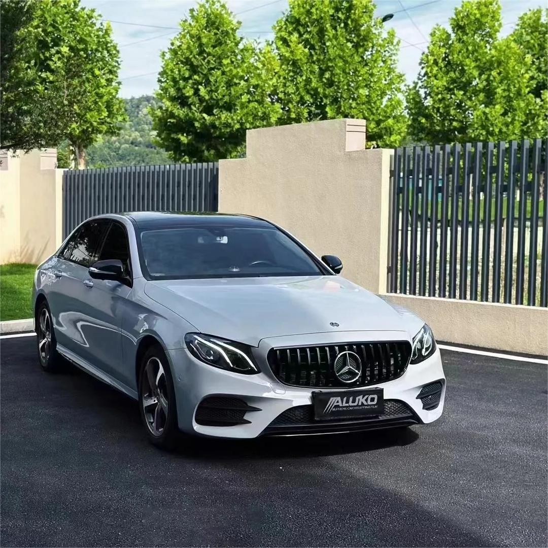 Gloss Brooklyn Grey Car Vinyl Wrap PET