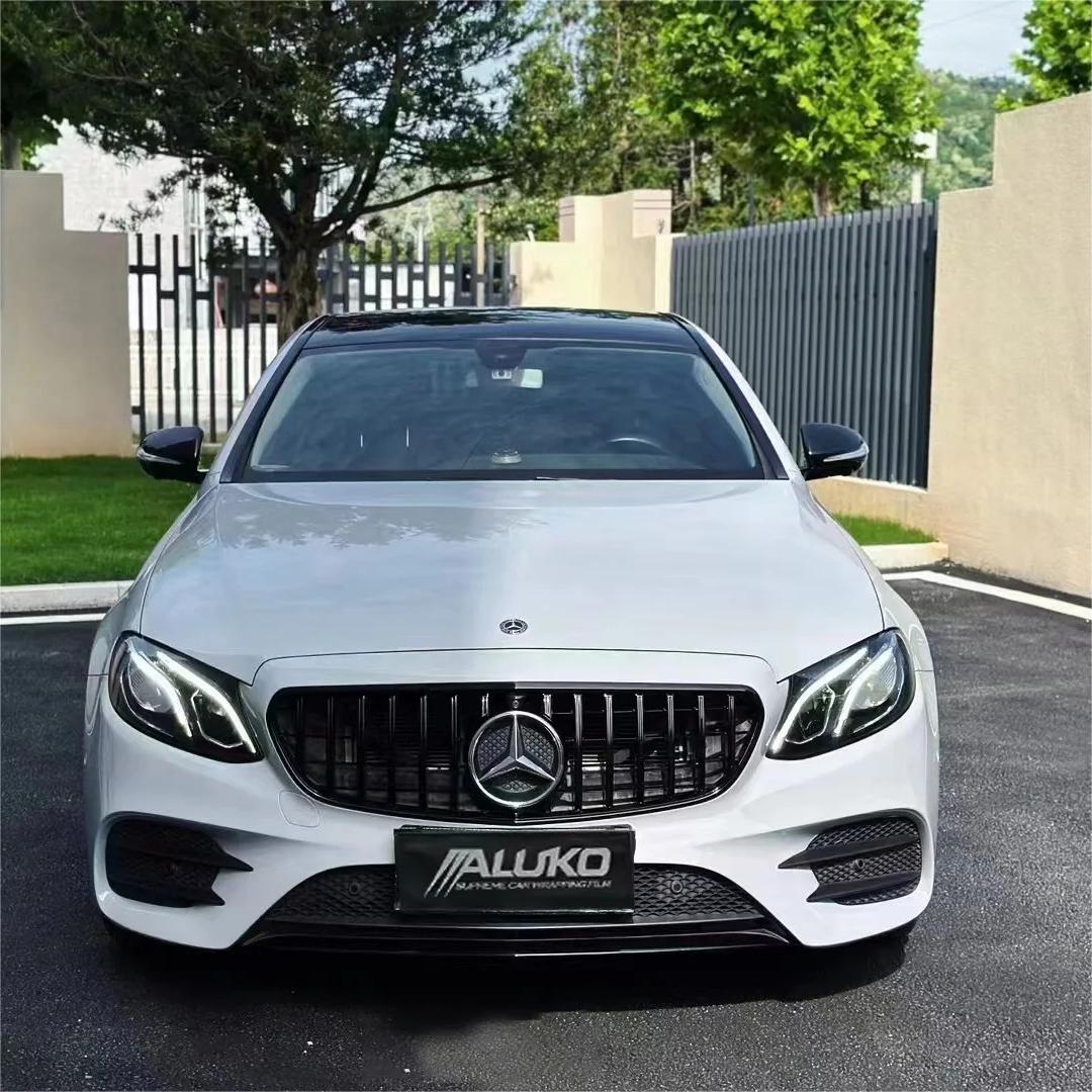 Gloss Brooklyn Grey Car Vinyl Wrap PET