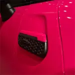 Gloss Fluorescent Pink Car Vinyl Wrap