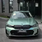 Gloss Metallic Francesca Green Car Vinyl Wrap Ferrari 