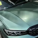 Gloss Metallic Francesca Green Car Vinyl Wrap Ferrari 
