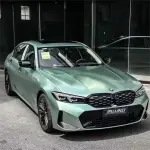 Gloss Metallic Francesca Green Car Vinyl Wrap Ferrari 