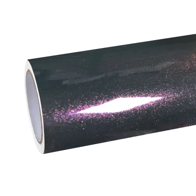 Gloss Metallic Sparkle Glitter Purple Car Vinyl Wrap 01