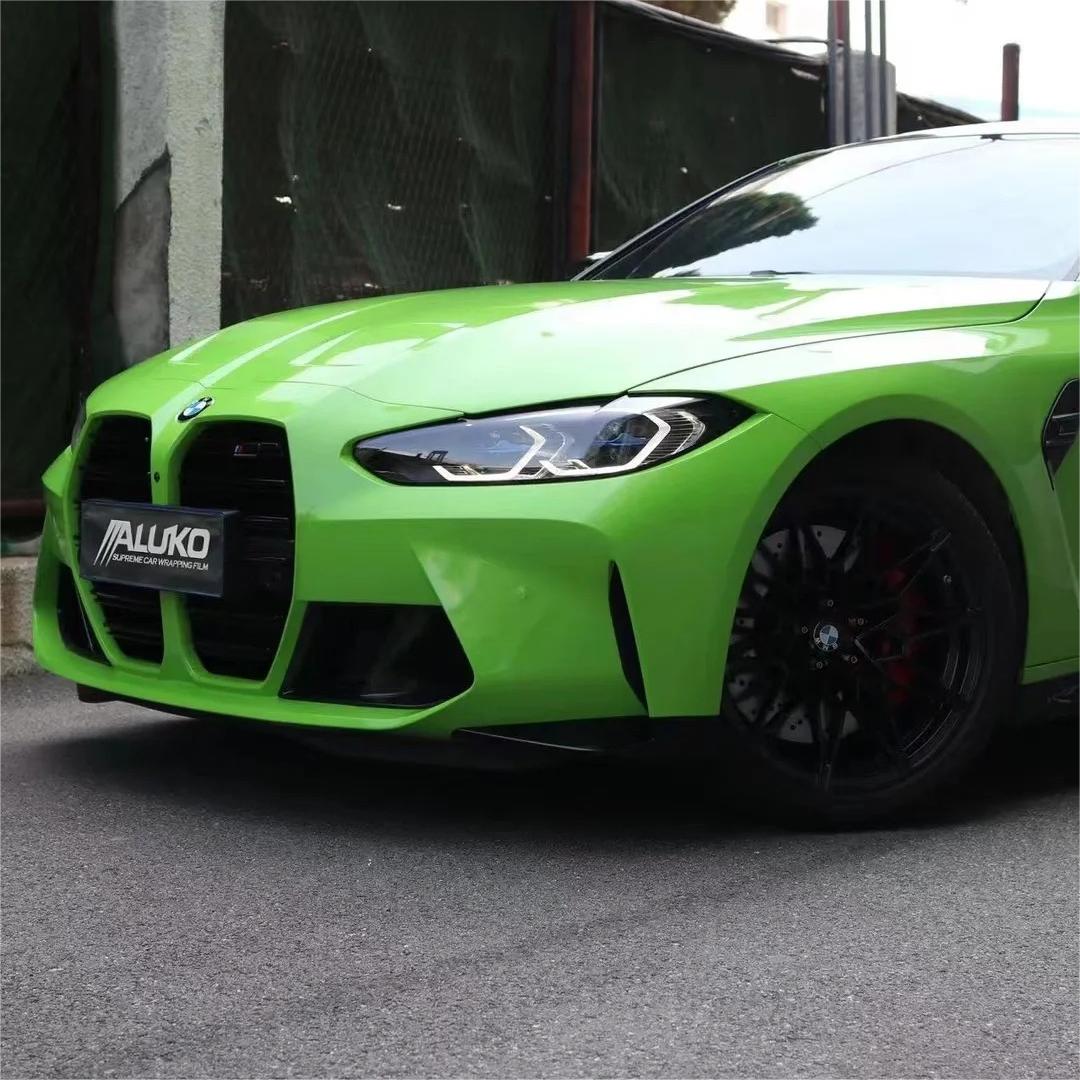 Gloss Viper Green Car Vinyl Wrap Sale