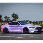 Gloss White Holographic Chrome Laser Car Vinyl Wrap
