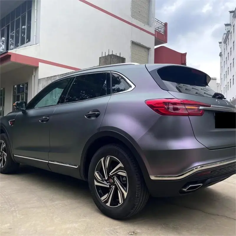 Matte Metallic Chameleon Capri Purple Grey Car Vinyl Wrap