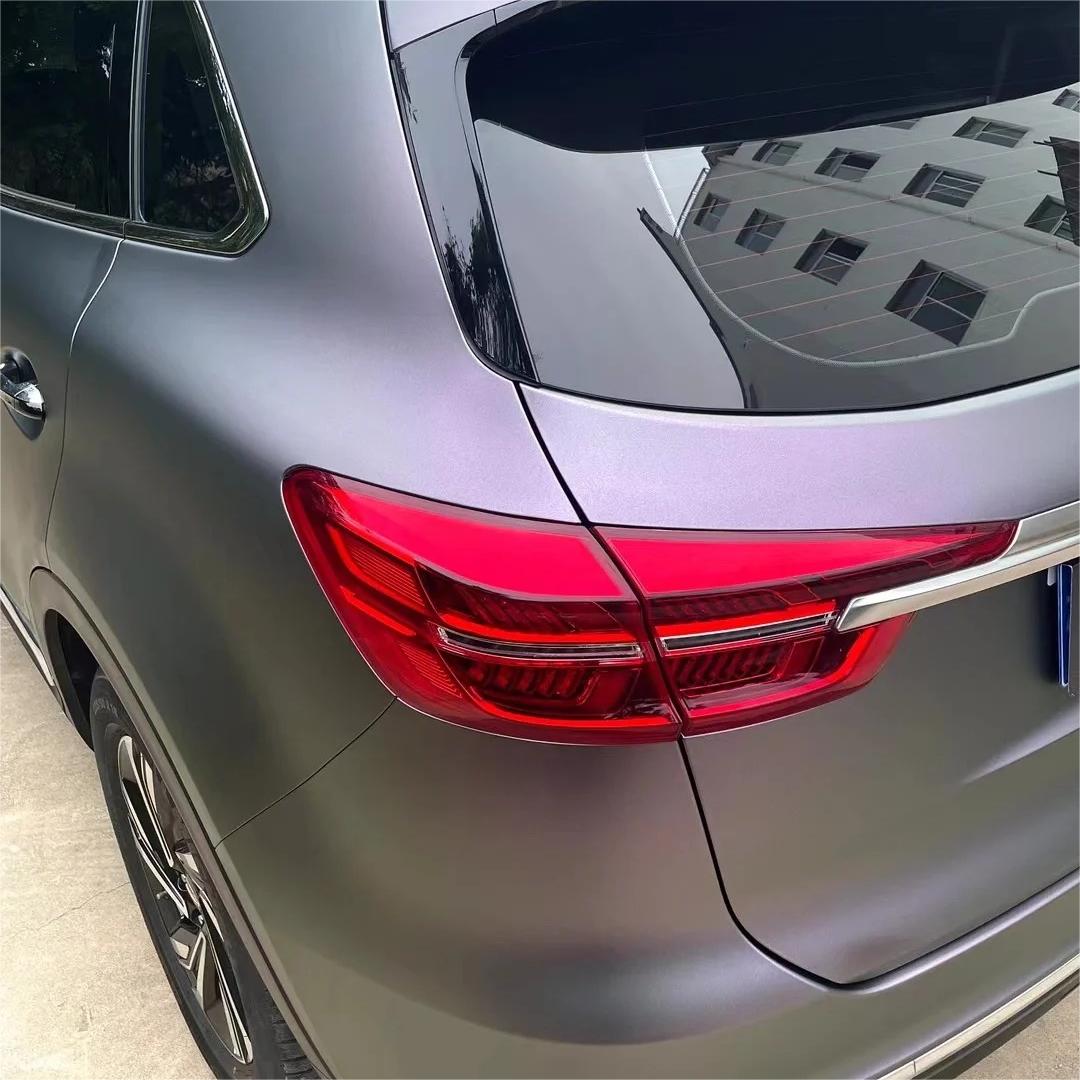 Matte Metallic Chameleon Capri Purple Grey Car Vinyl Wrap