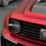 Matte Chrome Romance Red Car Vinyl Wrap