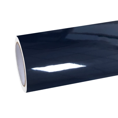 Gloss Crystal Midnight Blue Car Vinyl Wrap PET 01