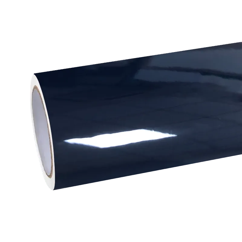 Gloss Crystal Midnight Blue Car Vinyl Wrap