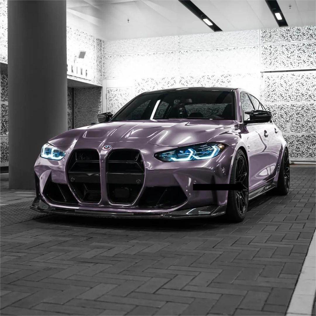 Gloss Crystal Midsummer Purple Car Vinyl Wrap PET