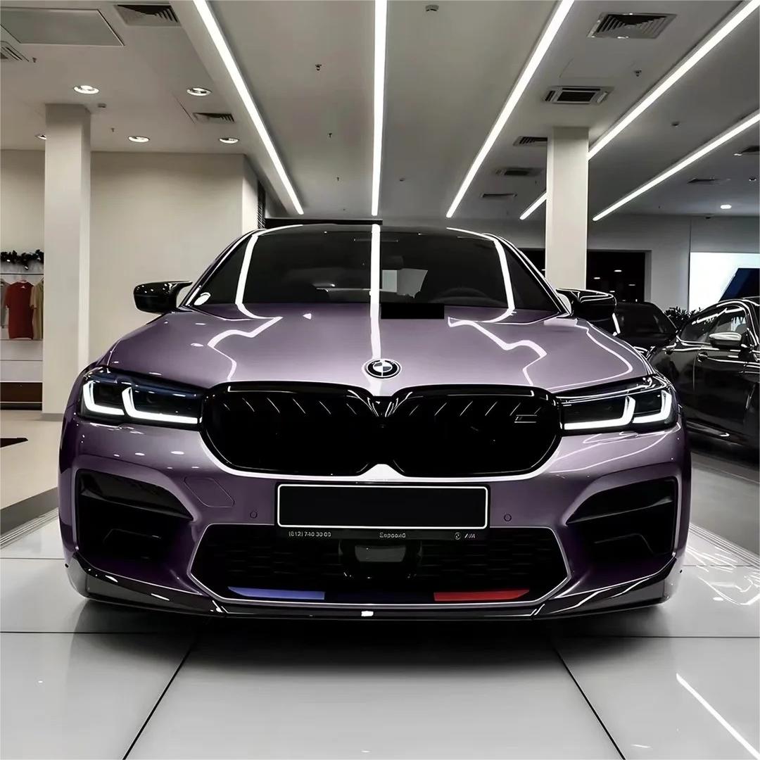 Gloss Crystal Midsummer Purple Car Vinyl Wrap PET