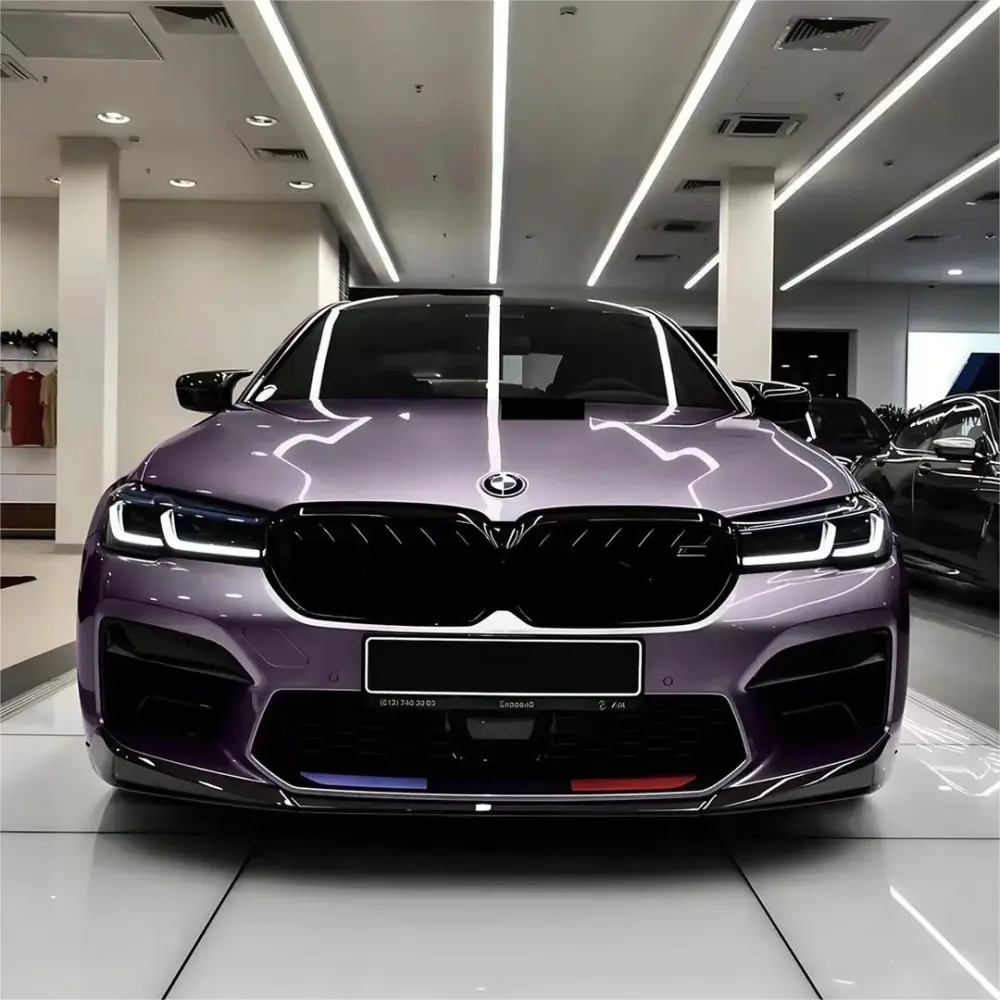 Gloss Crystal Midsummer Purple Car Vinyl Wrap PET