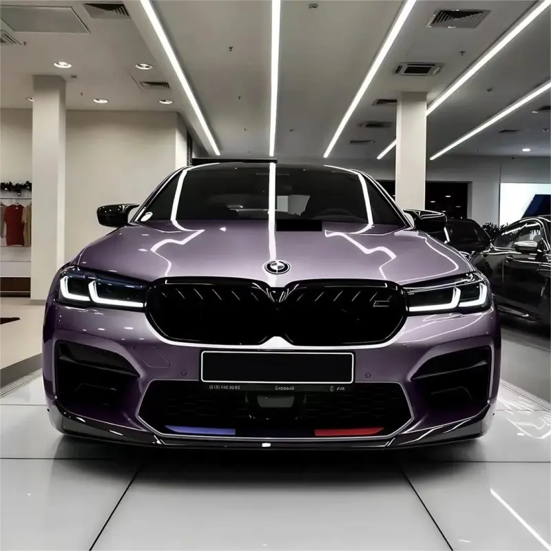 Gloss Crystal Midsummer Purple Car Vinyl Wrap PET