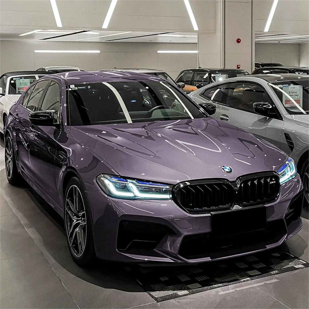 Gloss Crystal Midsummer Purple Car Vinyl Wrap PET