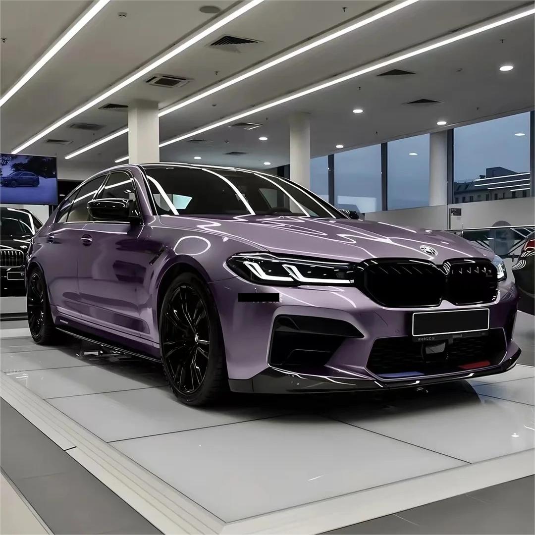 Gloss Crystal Midsummer Purple Car Vinyl Wrap PET