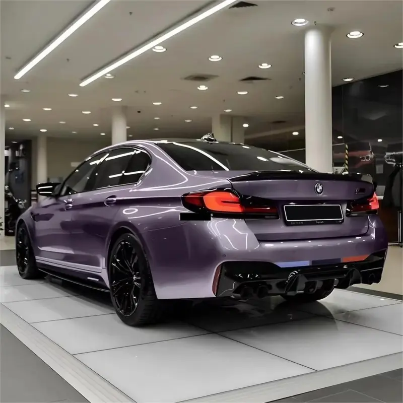 Gloss Crystal Midsummer Purple Car Vinyl Wrap PET