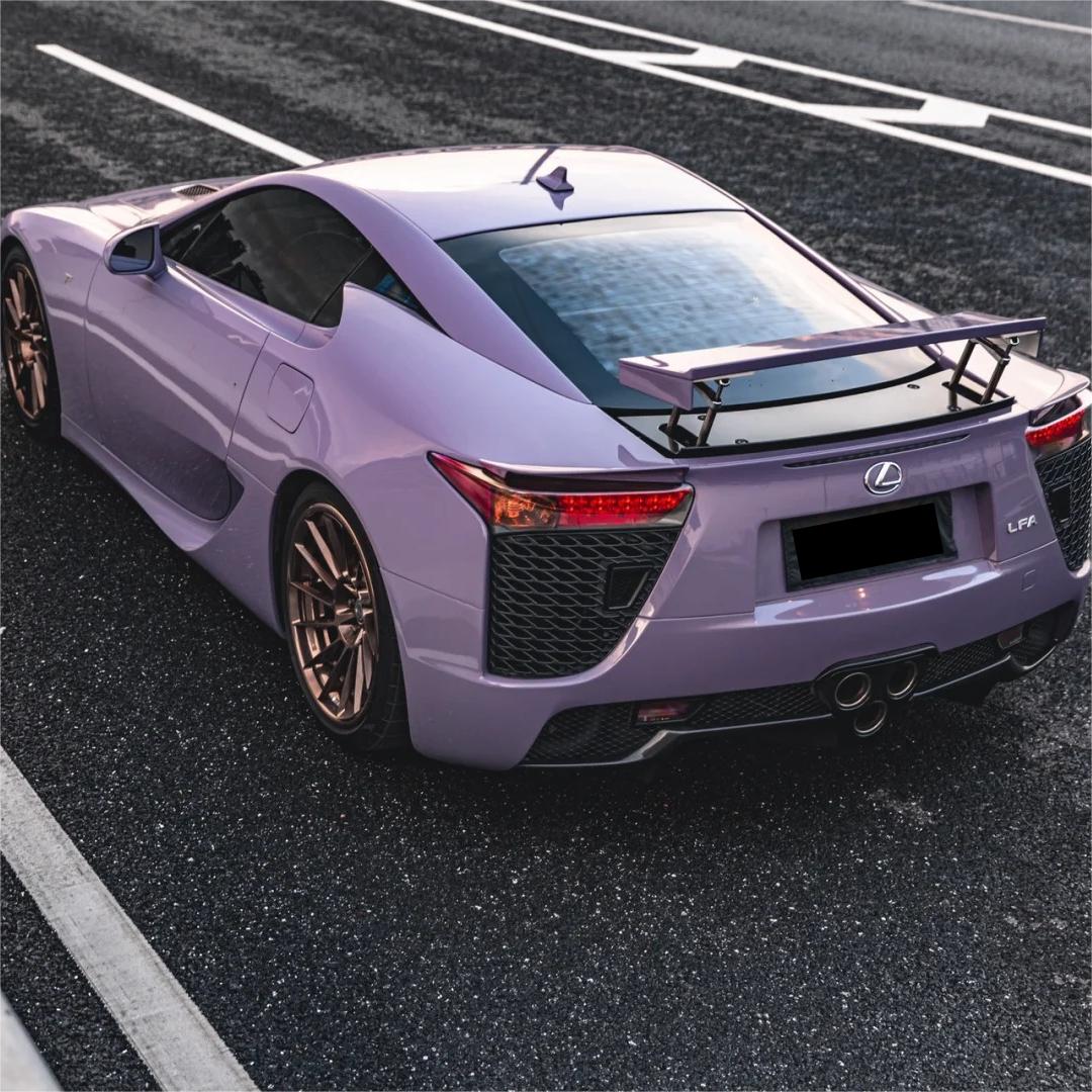 Gloss Crystal Negroni Purple Car Vinyl Wrap PET