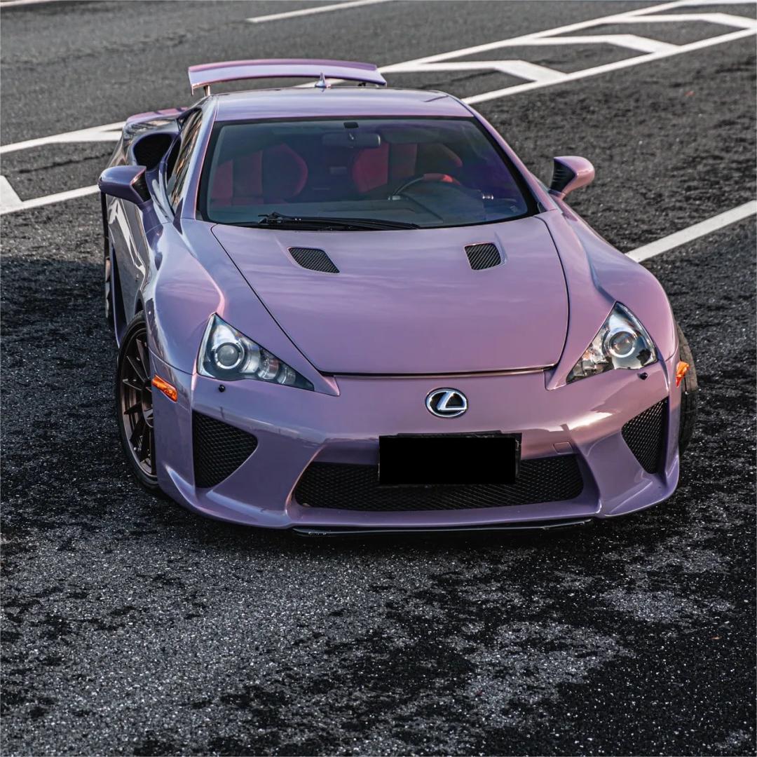 Gloss Crystal Negroni Purple Car Vinyl Wrap PET