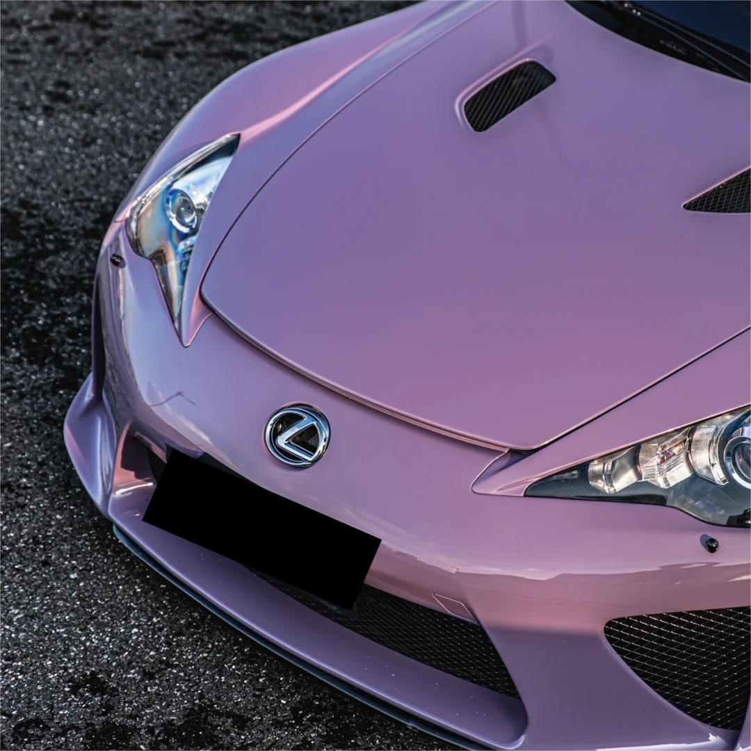 Gloss Crystal Negroni Purple Car Vinyl Wrap PET