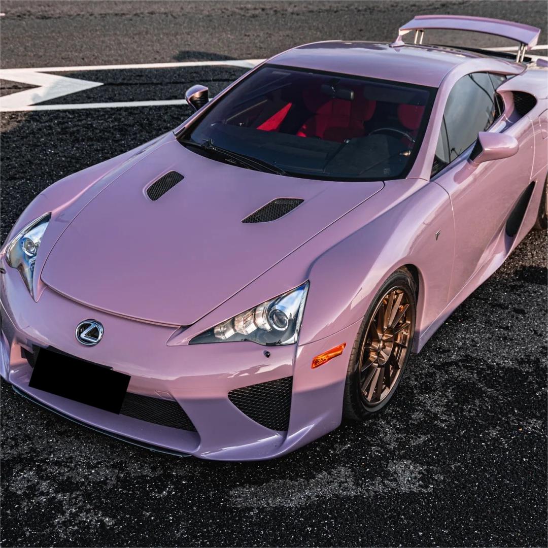 Gloss Crystal Negroni Purple Car Vinyl Wrap PET