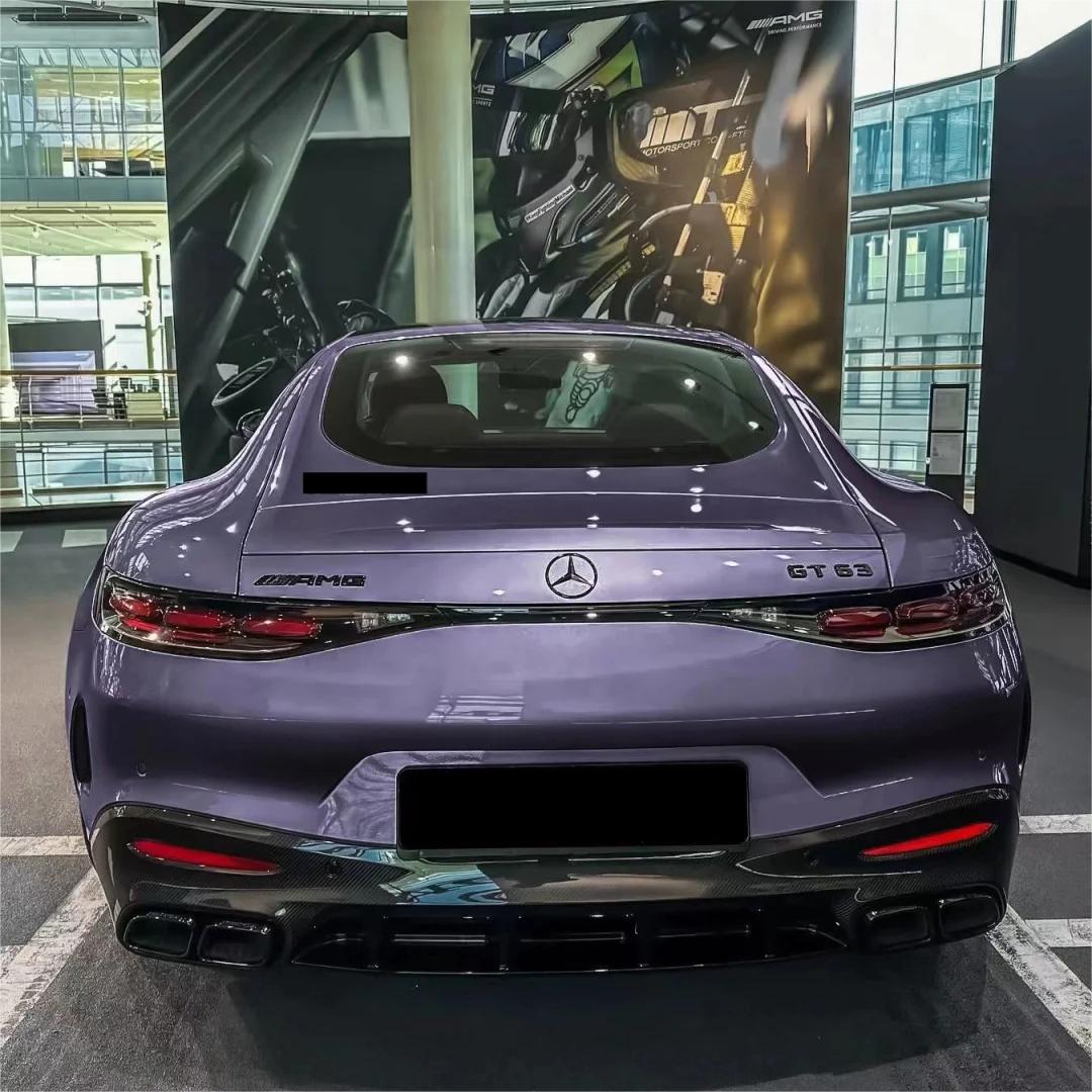 Gloss Crystal Rosemary Purple Car Vinyl Wrap PET