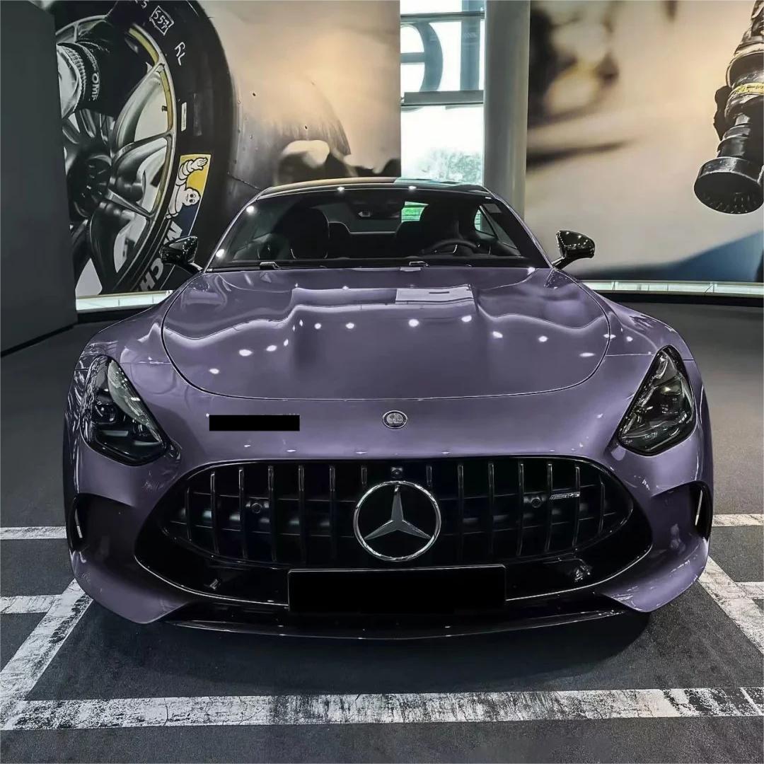 Gloss Crystal Rosemary Purple Car Vinyl Wrap PET