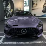 Gloss Crystal Rosemary Purple Car Vinyl Wrap PET
