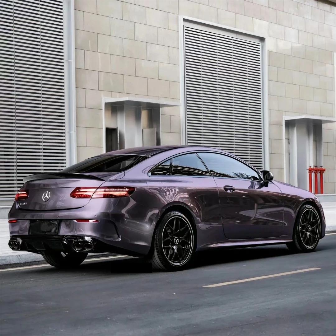 Gloss Crystal Rosemary Purple Car Vinyl Wrap PET