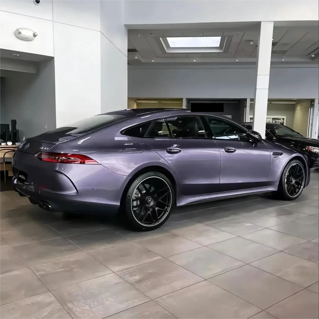 Gloss Crystal Rosemary Purple Car Vinyl Wrap PET