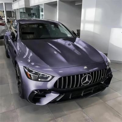 Gloss Crystal Rosemary Purple Car Vinyl Wrap PET 02