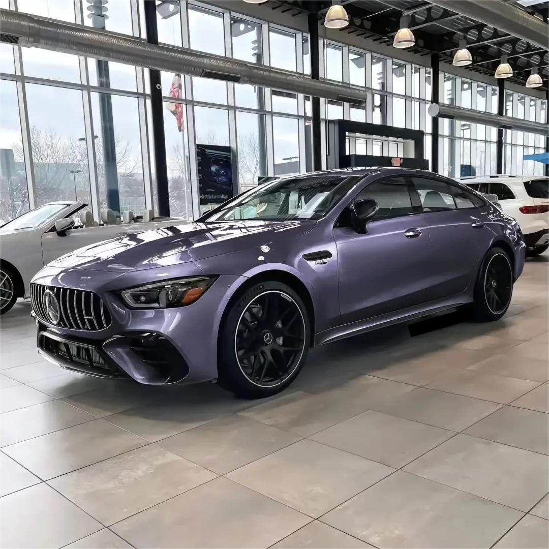 Gloss Crystal Rosemary Purple Car Vinyl Wrap PET